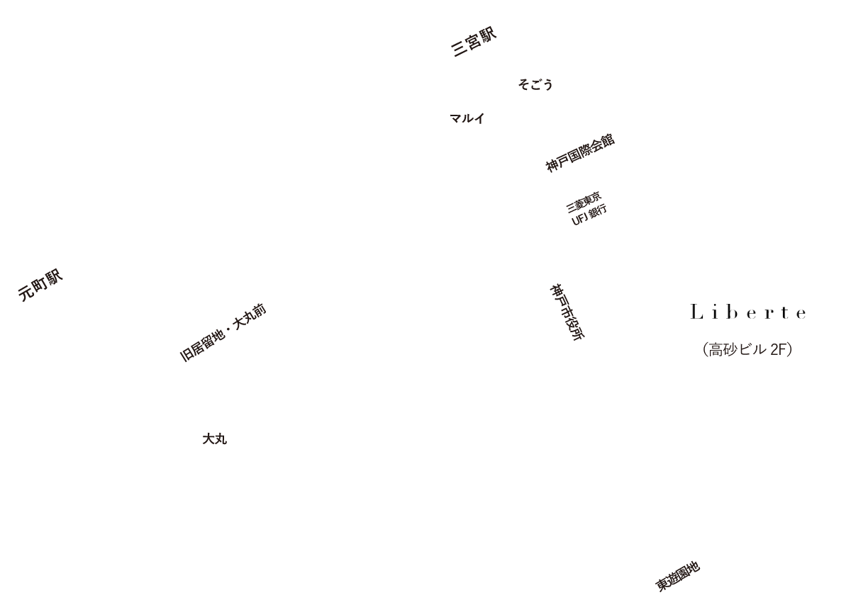 Liberte 高砂ビル3F の地図